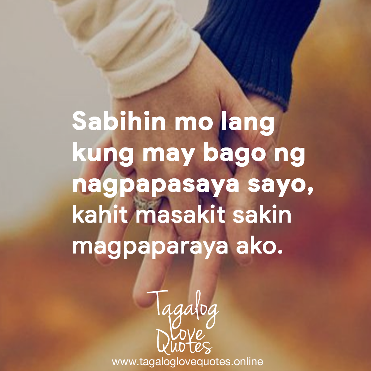 Sabihin mo lang kung may bago ng