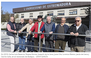 El Periódico Extremadura, Marchan andando a Madrid, septiembre de 1972 El Periódico Extremadura, Marchan andando a Madrid, 1972, Universidad