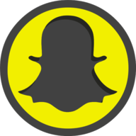 snapchat icon outline