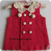 Vestido a Crochet Vestido de Bebe