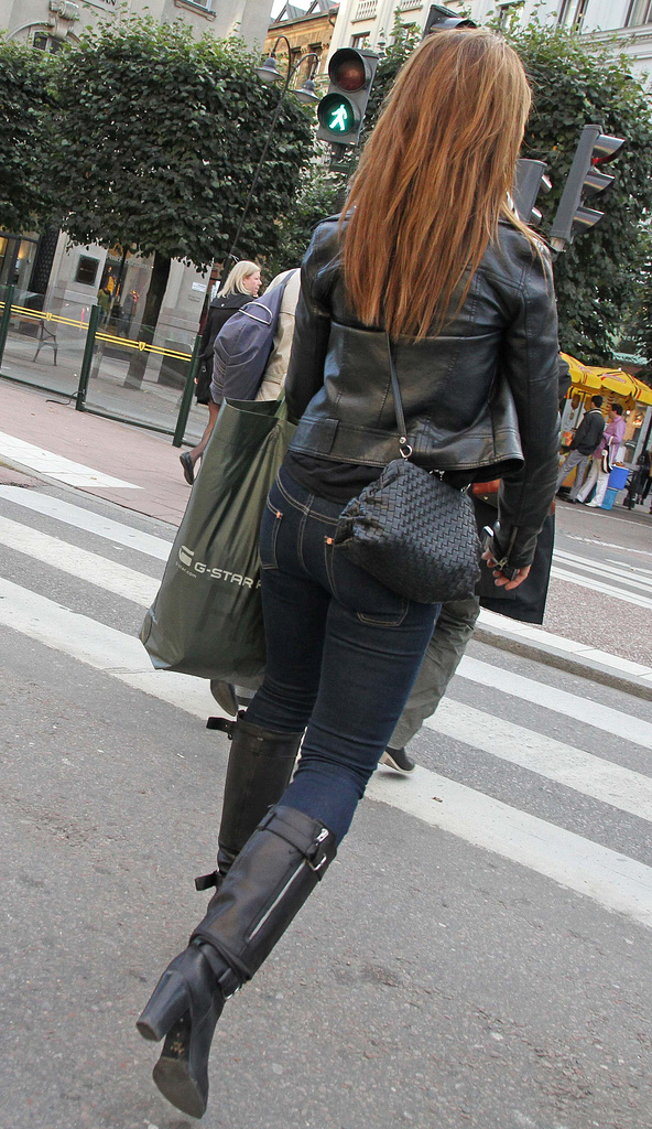 Jeans and Boots: Streetshots, Lookbook, Chictopia - Leather Jackets ...