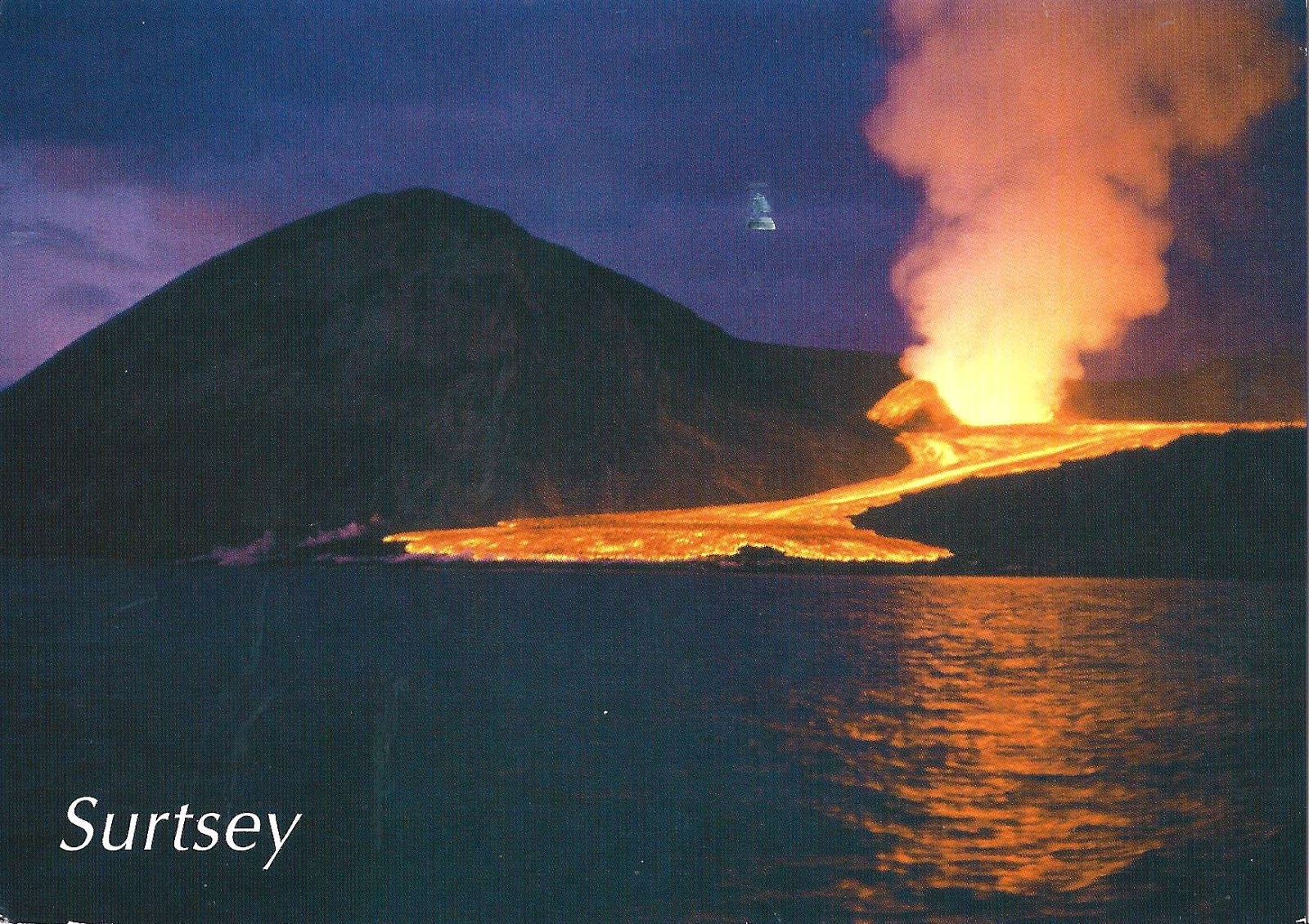 A Journey Of Postcards Surtsey Island Iceland 
