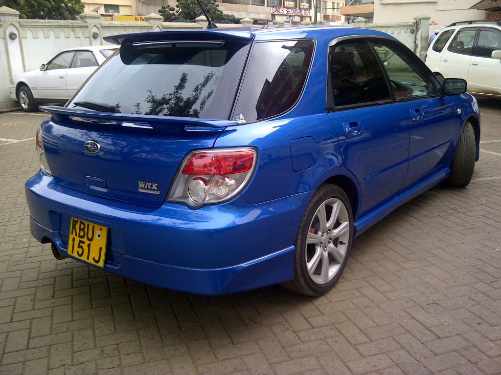 NairobiMail SUBARU IMPREZA WRX 2006 PRODRIVE BLUE