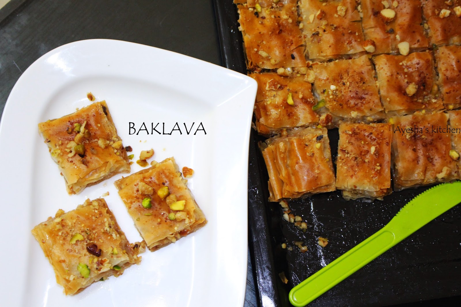 BAKLAVA RECIPE HOW TO MAKE MIXED NUTS BAKLAVA / TURKISH BAKLAVA