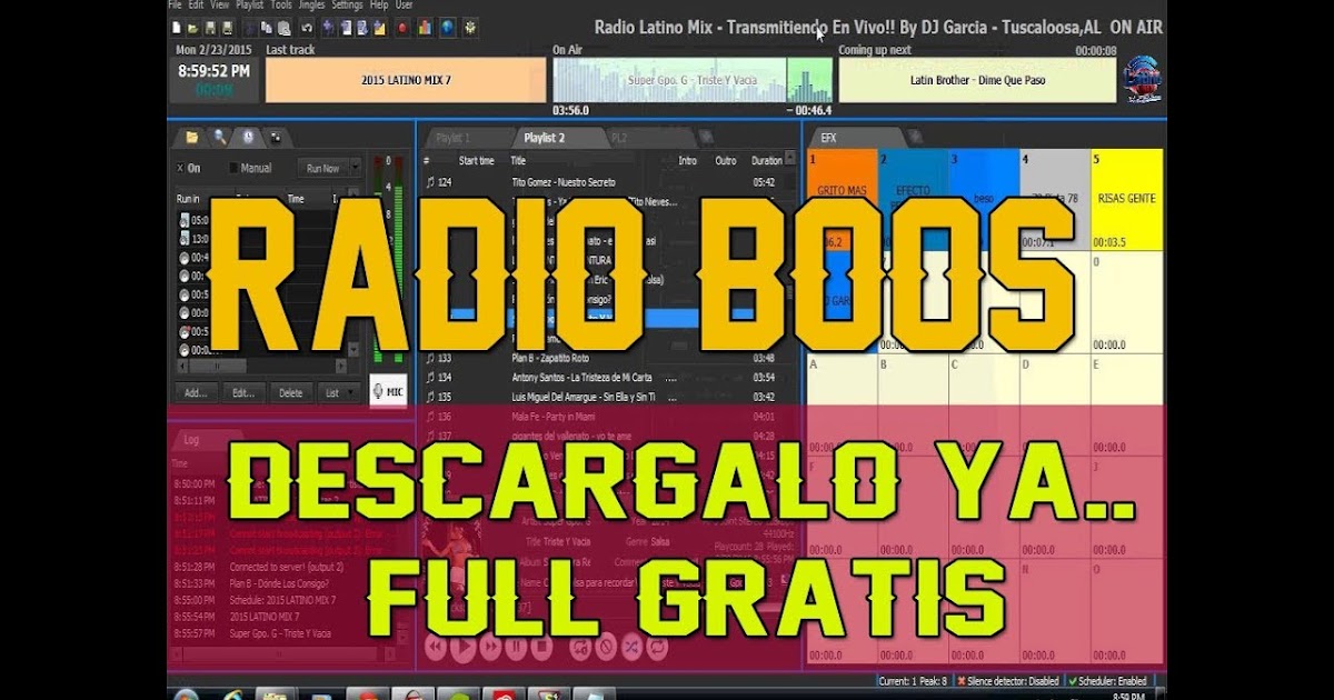 DESCARGAR AUTOMATIZADOR RADIO BOSS FULL GRATIS 2018
