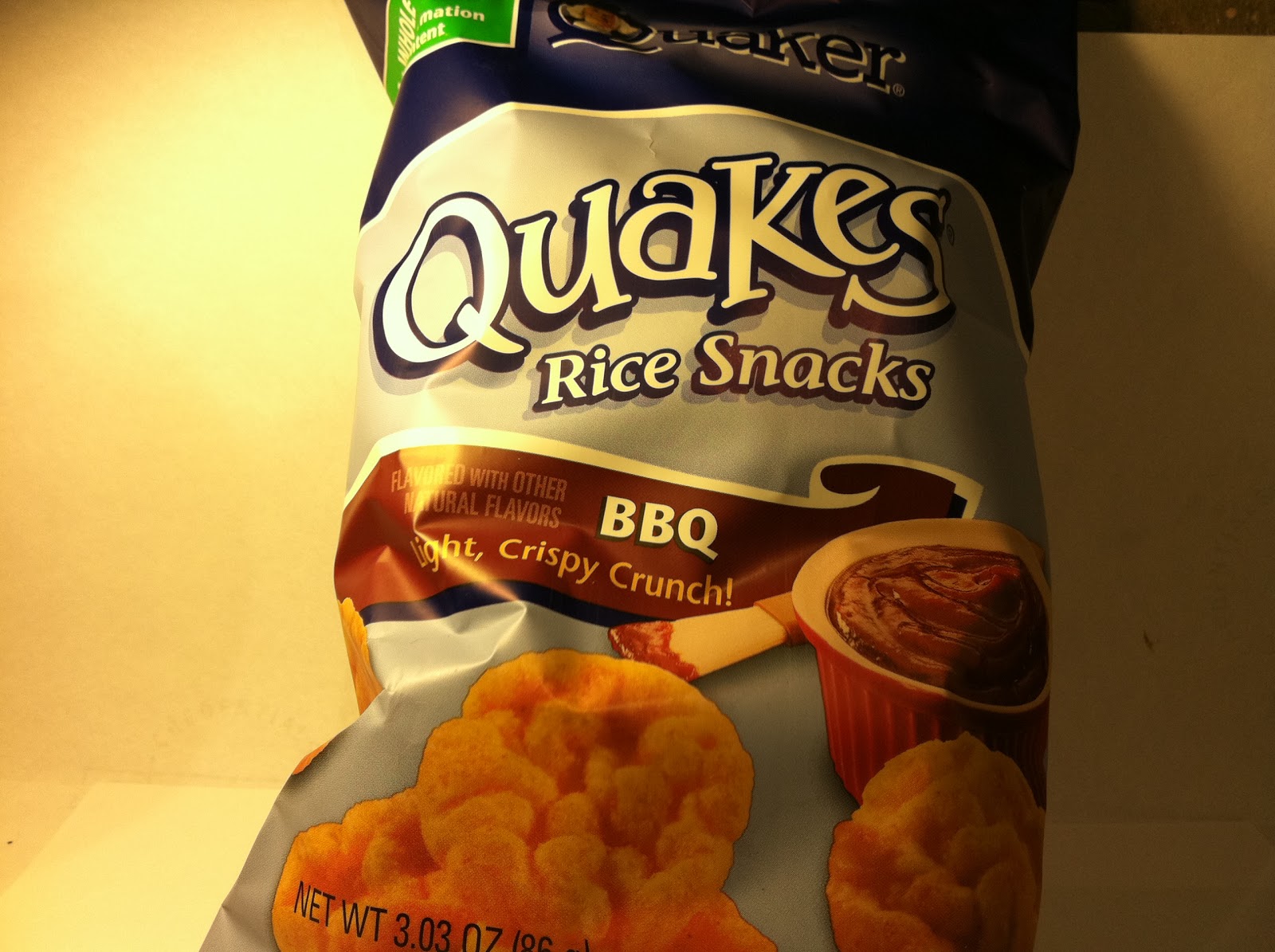 Crazy Food Dude Review Quaker Popped BBQ Rice Snacks