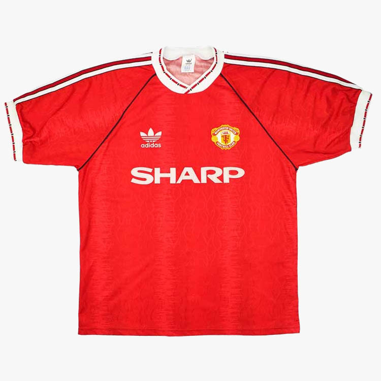 Best Man Utd Kit Set Ever? Adidas Manchester United 1990-92 Home, Away &  Goalkeeper Kits - Closer Look - Footy Headlines