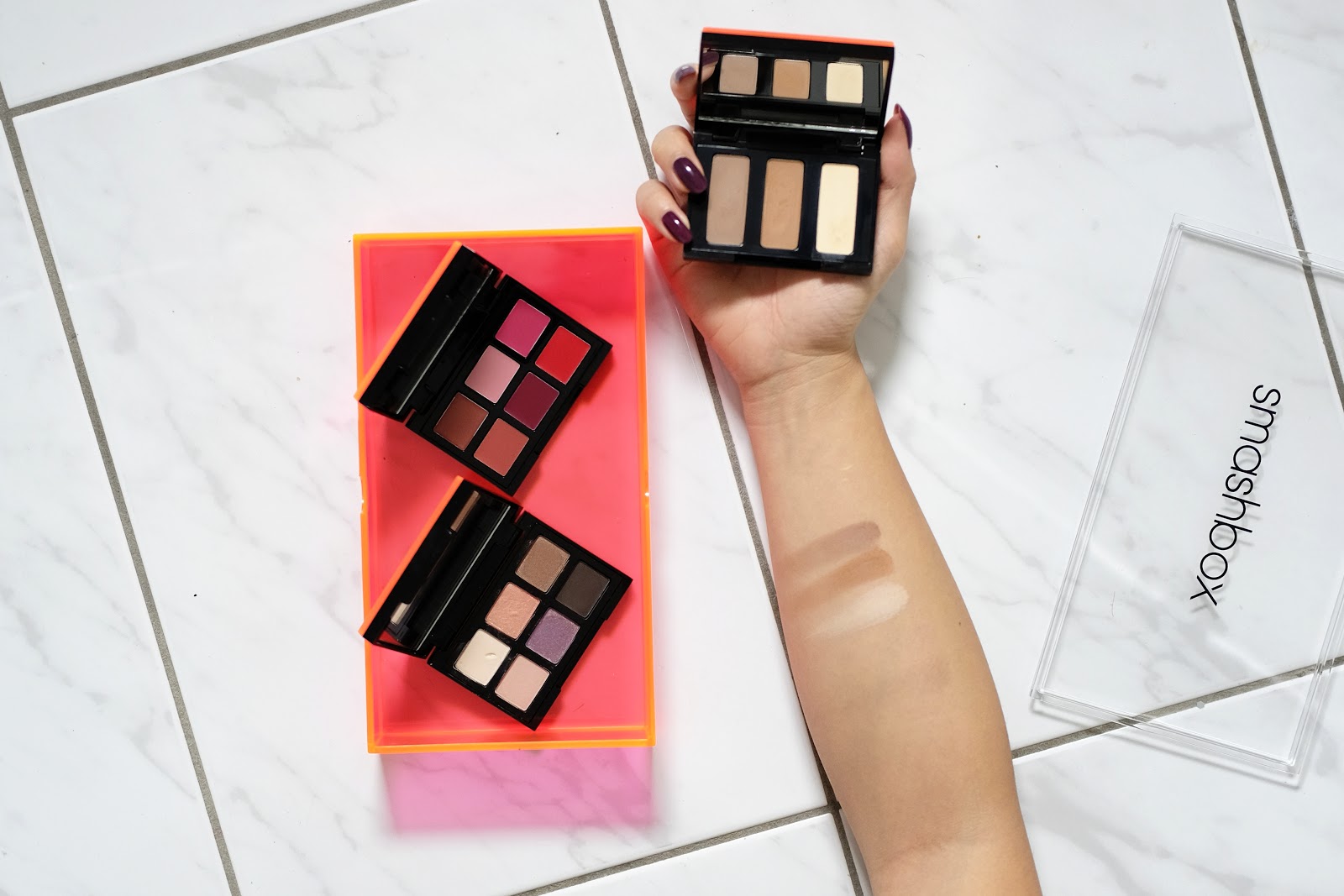 fun size beauty Smashbox Light It Up 3 Palette Set Eyes Contour Lips