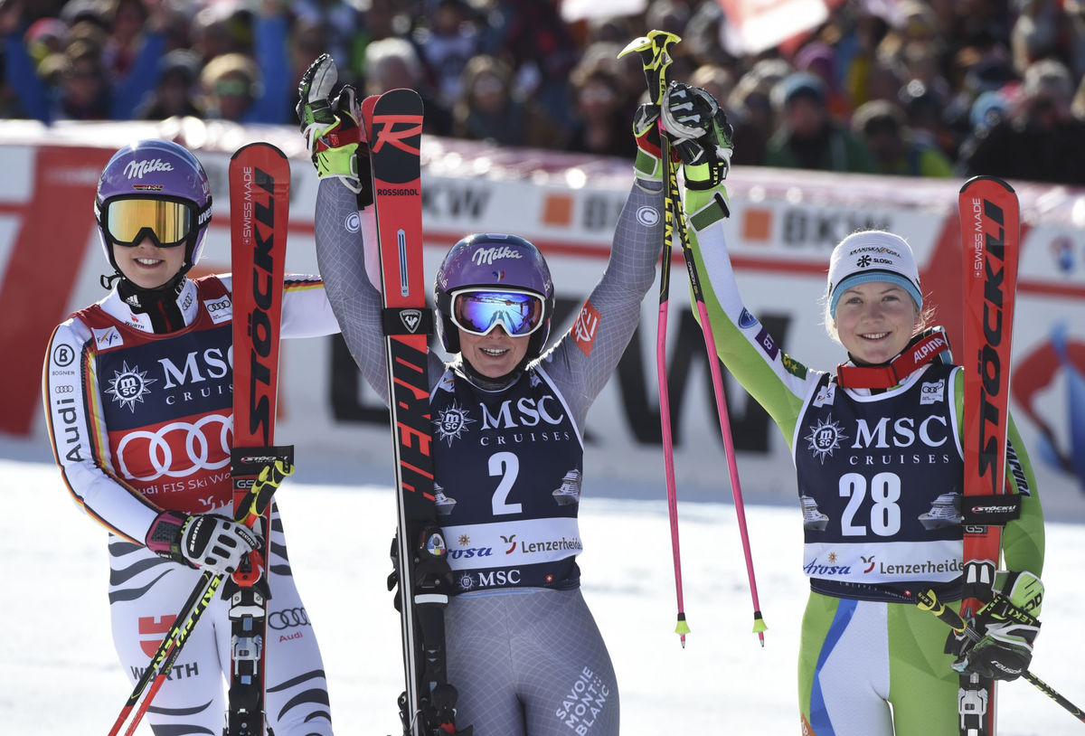 Ski Paradise Tessa Worley Wins Lenzerheide Giant Slalom