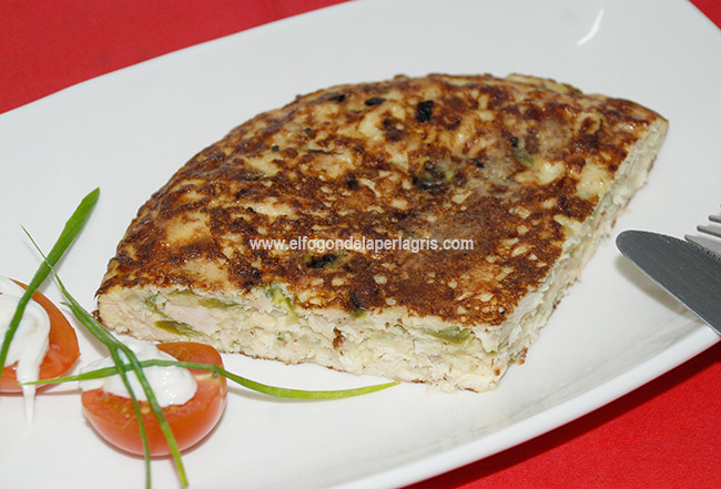Tortilla de pollo Tortilla de pollo