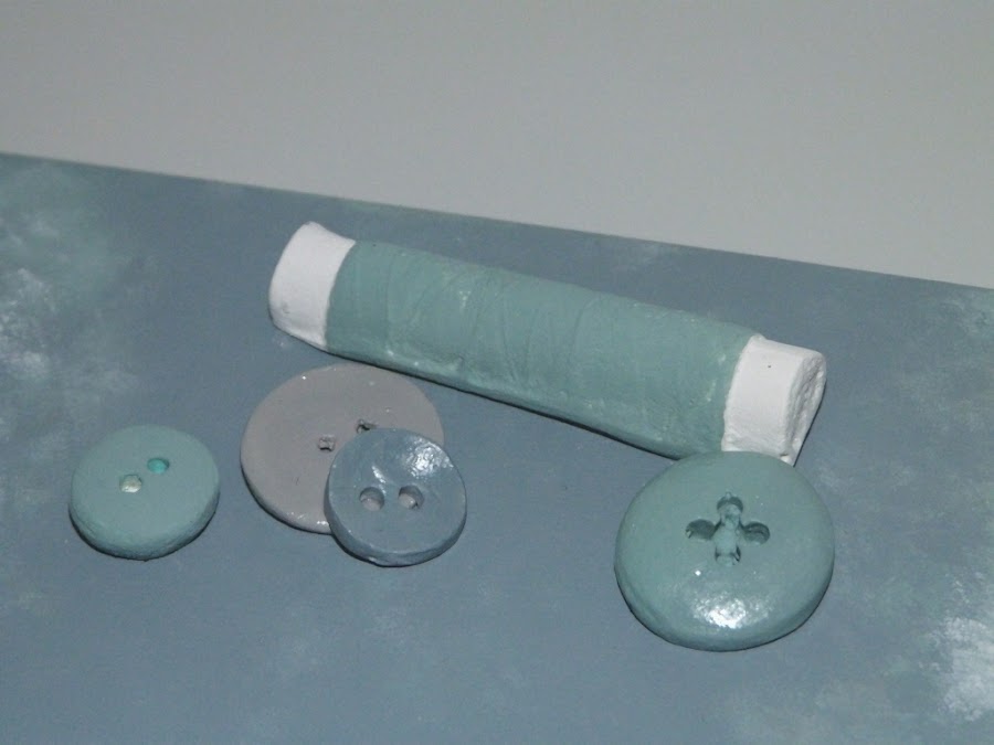 caja para hilos-costurero-figuras de escayola