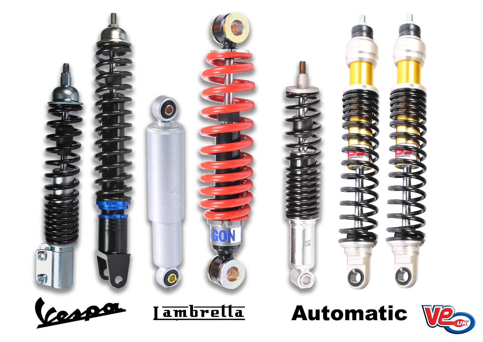 VE Scooter Spares Scooter Suspension from VE (UK)