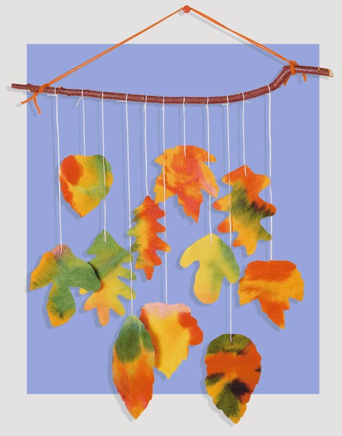 Autumn Leaf Mobile Munchkins and Mayhem