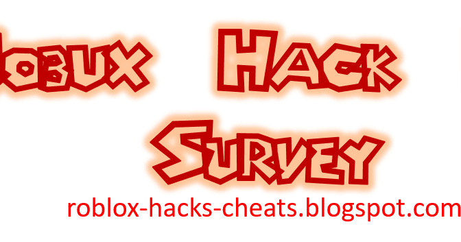 robux hack survey