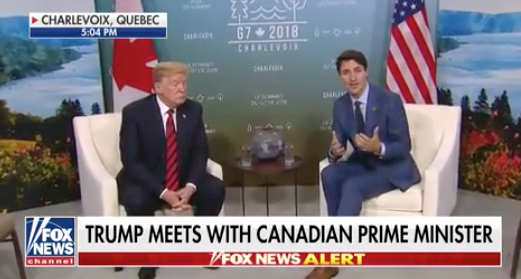 Trump jokes Trudeau has agreed to cut all trade tariffs