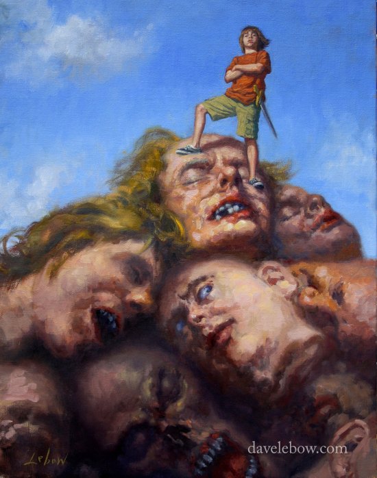 As surreais e fantásticas pinturas vintage com um toque de terror e heavy metal de Dave Lebow Dave Lebow deviantart arte pinturas vintage surreais fantasia heavy metal terror ficção lovecraft