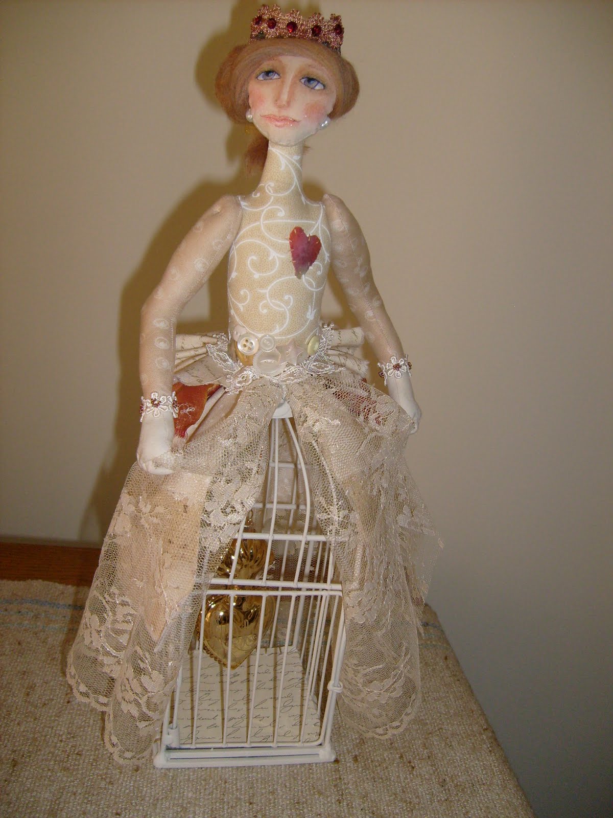 frolicking in art Cage doll done!