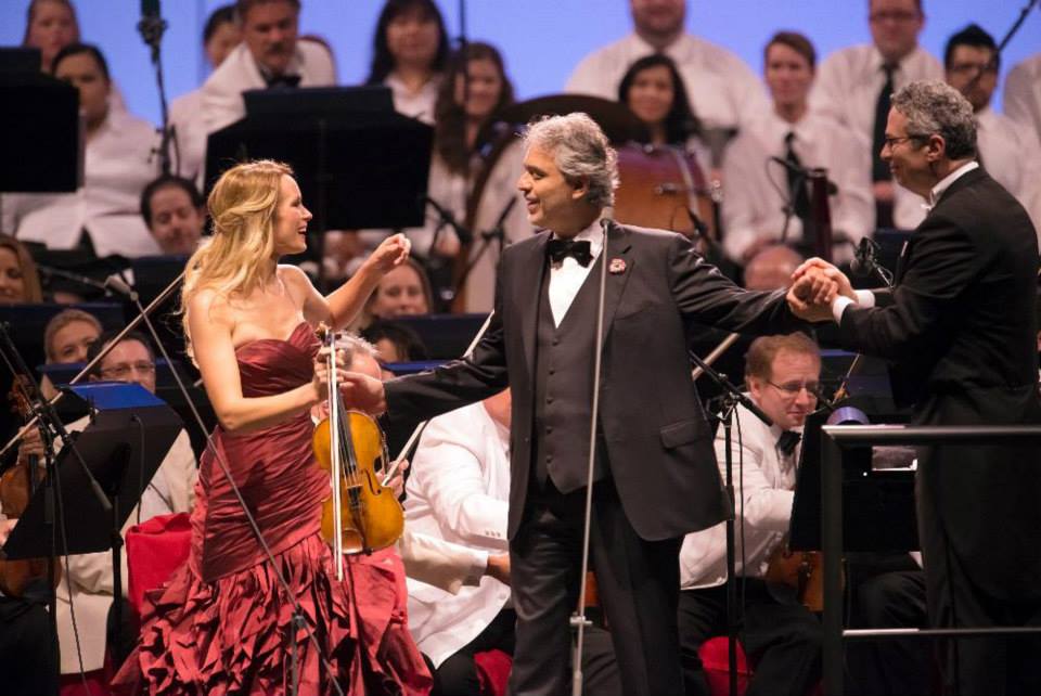 ciao! newport beach a dream... Andrea Bocelli live