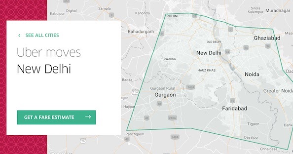 Uber coupons delhi