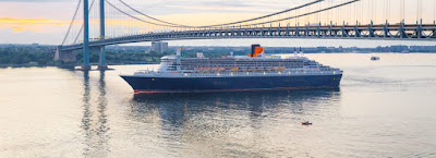 Queen Mary 2 Cunard Line - New England Canada cruise celebrating US Birthday