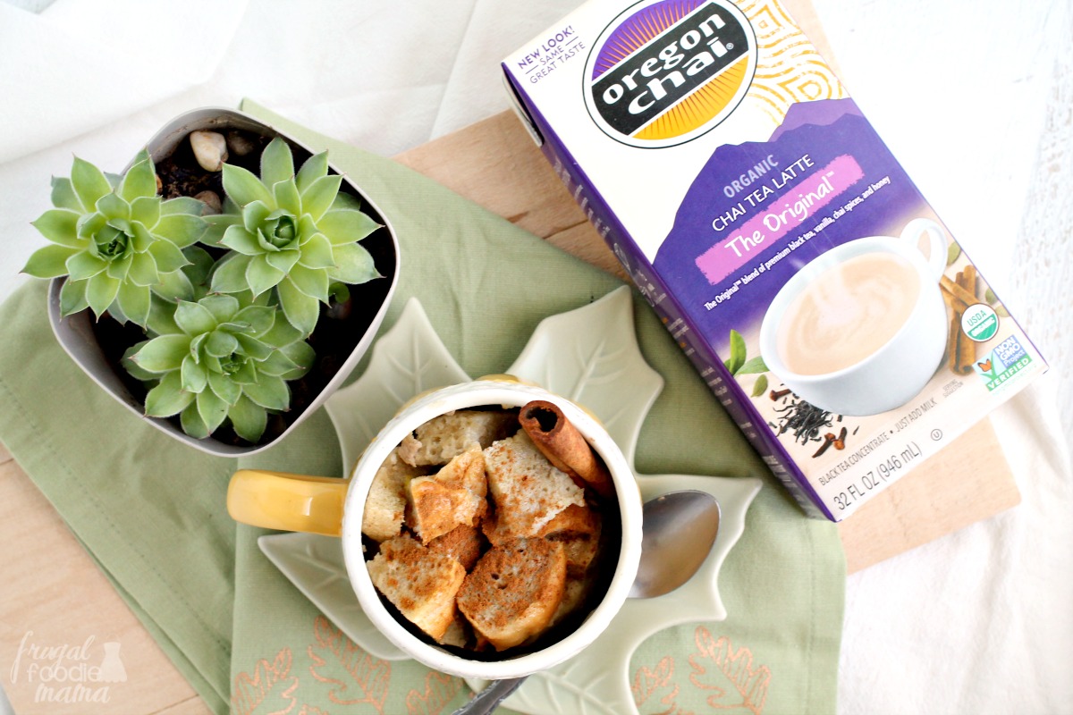 Frugal Foodie Mama Chai Tea Latte French Toast for One