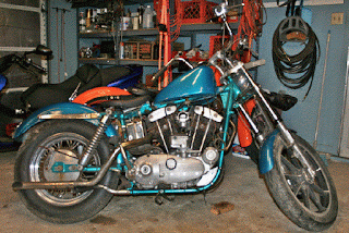 sportster xlch 1000 my 1968 old paint side right