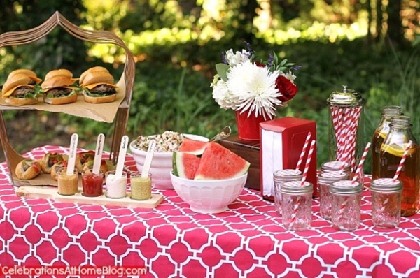 mesa de lanche