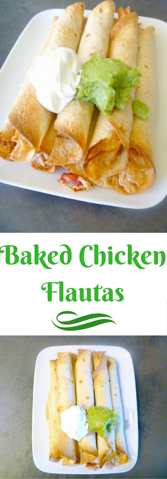 Slice of Southern Crispy Baked Chicken Flautas