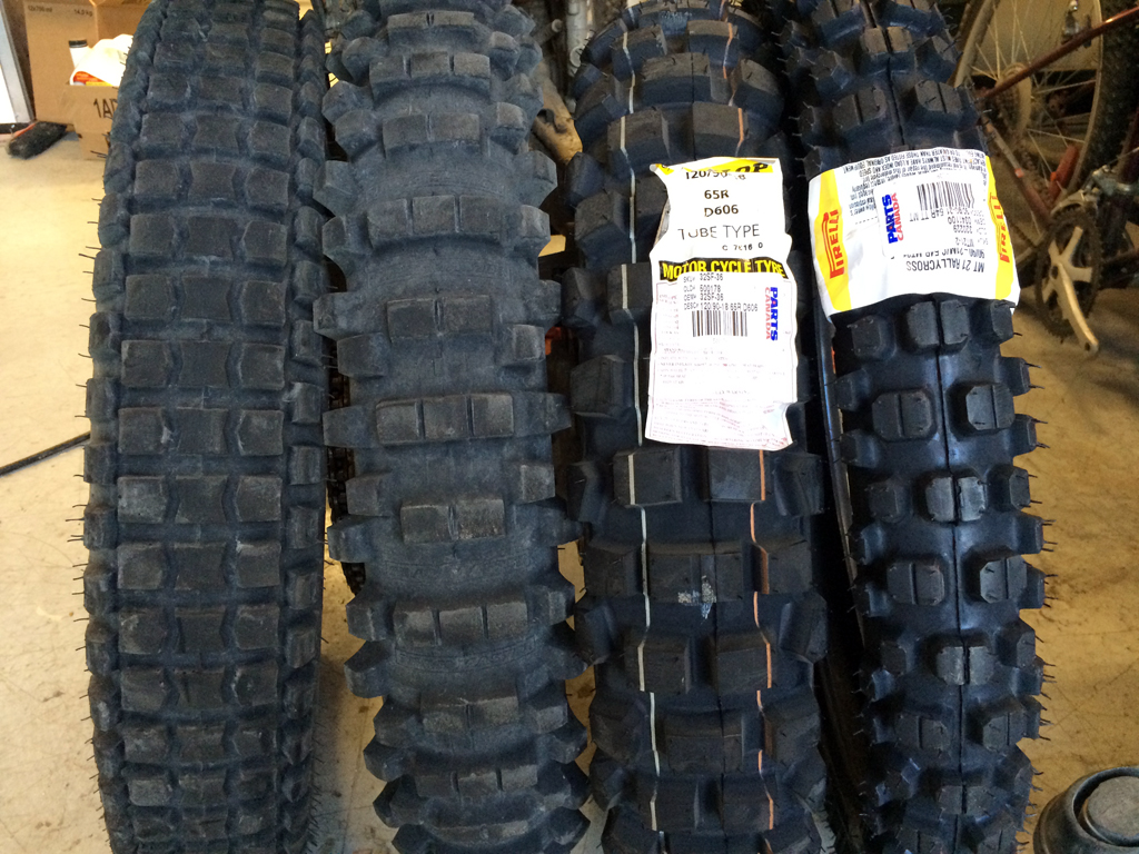 Dualsport Diary Dualsport tire review D606 rear and MT 21 front