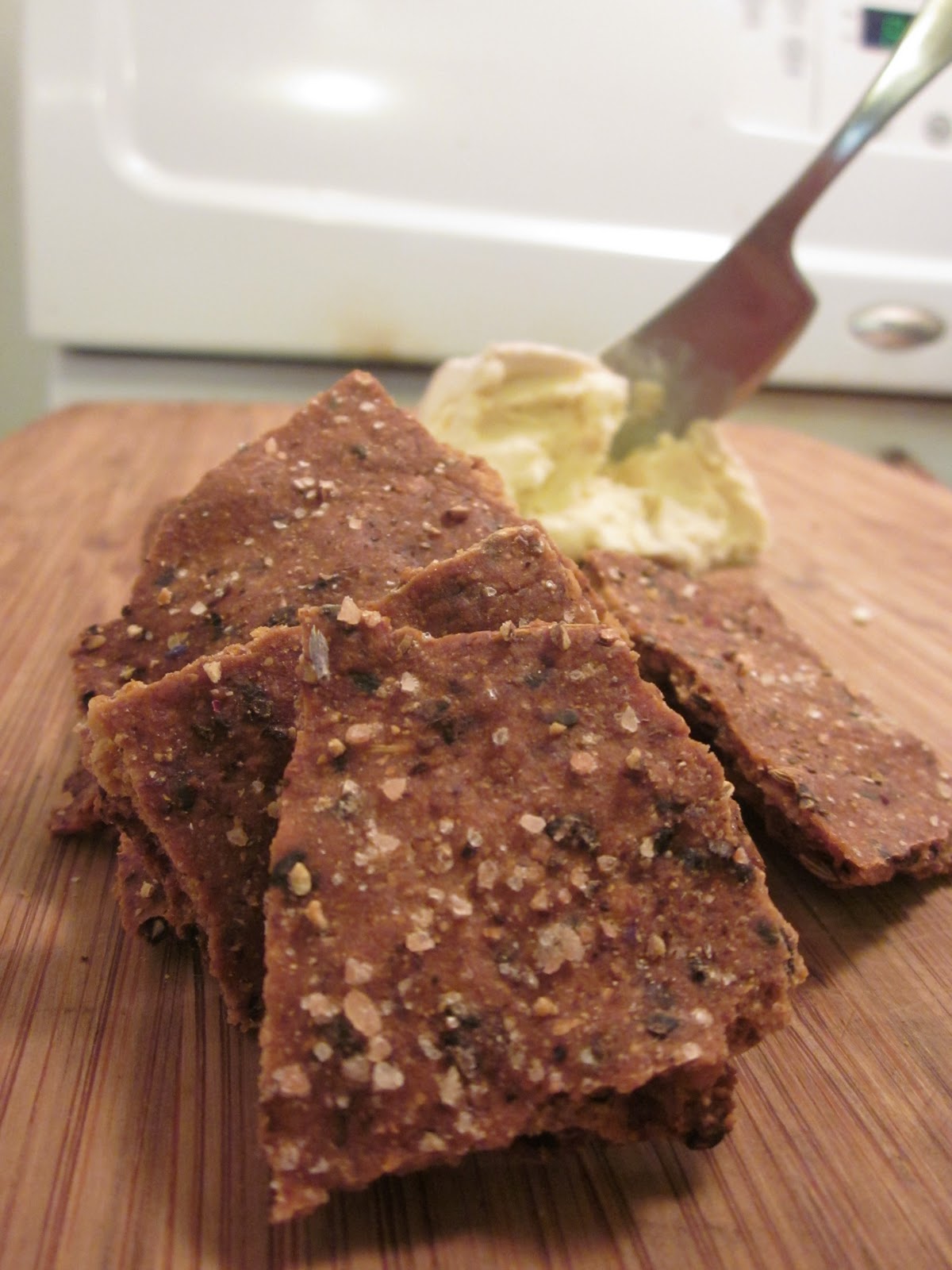 Seeded Garbanzo Crackers