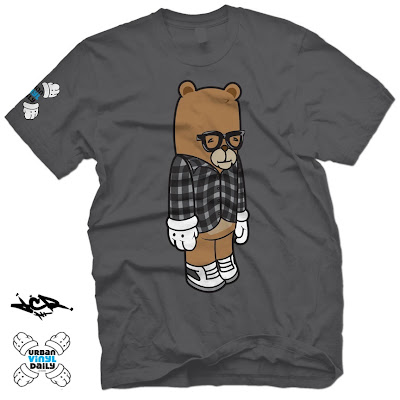 UVD x outsmART Originals “Bloggin’ Bear Travis” T-Shirt by JC Rivera