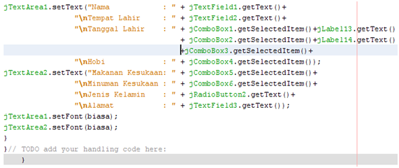 Membuat Form Biodata Pada Netbeans | Jazuly