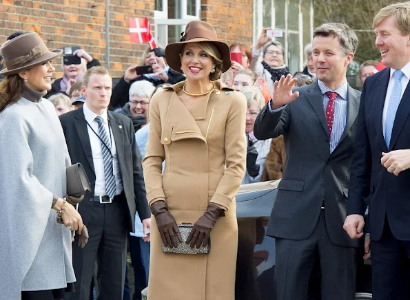 King Willem-Alexander of The Netherlands and Queen Maxima of The Netherlands and Crown Prince Frederik of Denmark and Crown Princess Mary of Denmark visits Samso Island on March 18, 2015 in Denmark