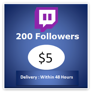 200 free twitch followers