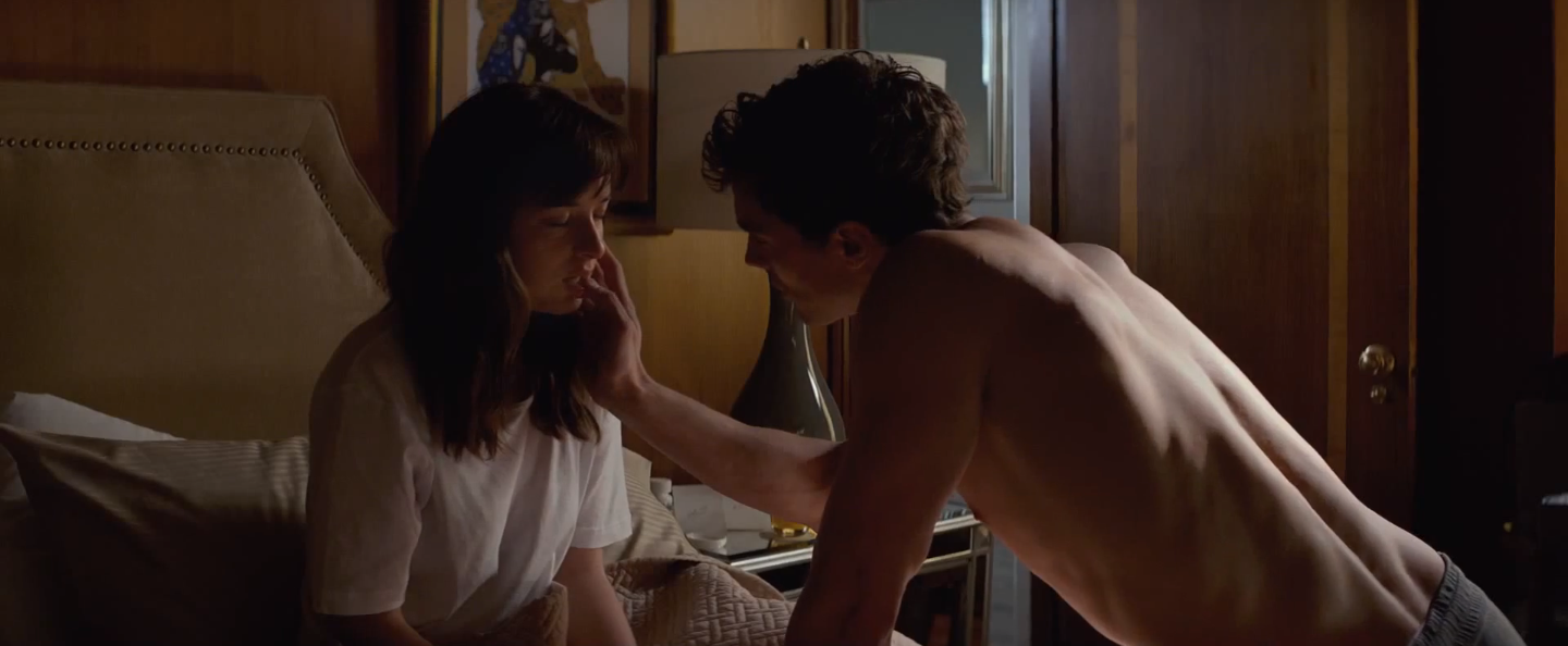 PHOTOS: Screencaps from German Version of Fifty Shades of Grey trailer.