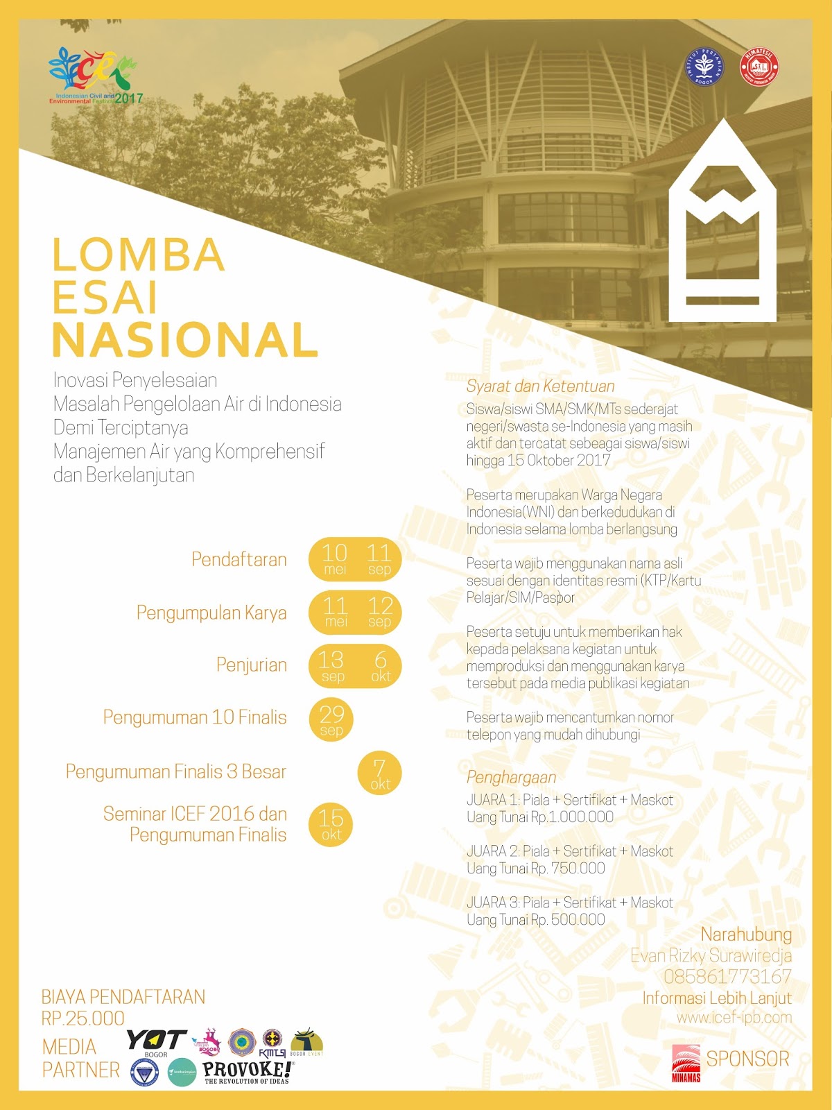 thesis teknik lingkungan Kumpulan 173 contoh skripsi kesehatan masyarakat jurusan kesehatan & lingkungan industri 1 analisis pengelolaan limbah padat dan cair di rsud dr djasamen saragih pematangsiantar tahun 2011 2 hygiene sanitasi pengolahan dan analisa kandungan zat pewarna merah pada makanan kipang pulut di kecamatan panyabungan kabupaten mandailing natal tahun. thesis teknik lingkungan Kumpulan 173 contoh skripsi kesehatan masyarakat jurusan kesehatan & lingkungan industri 1 analisis pengelolaan limbah padat dan cair di rsud dr djasamen saragih pematangsiantar tahun 2011 2 hygiene sanitasi pengolahan dan analisa kandungan zat pewarna merah pada makanan kipang pulut di kecamatan panyabungan kabupaten mandailing natal tahun.
