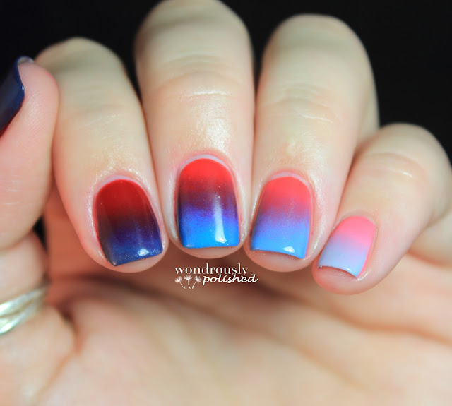 Wondrously Polished: 31 Day Nail Art Challenge - Day 10: Gradient Nails