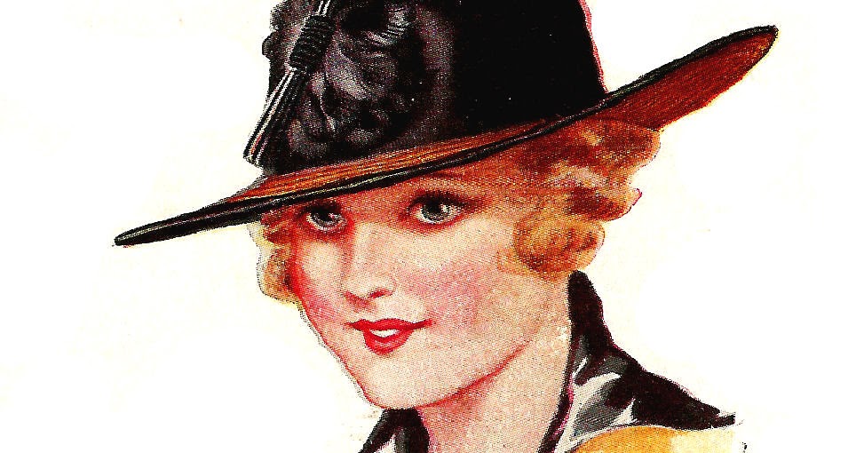 Antique Images: Digital Vintage Hat Fashion Women's Clip Art 1913