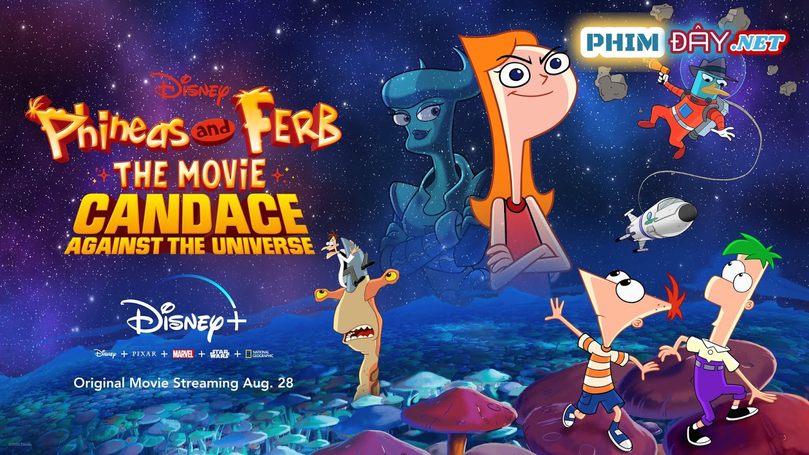 Candace Chống Lại Vũ Trụ - Phineas And Ferb The Movie: Candace Against The Universe (2020)
