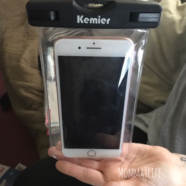 Kemier Universal Cell Phone Clear Dry Bag Review Momma4Life