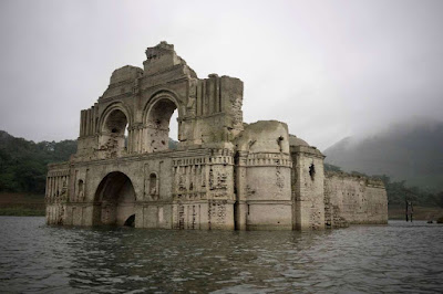 400-year-old church emerges from drought-stricken Mexican reservoir 400-year-old church emerges from drought-stricken Mexican reservoir