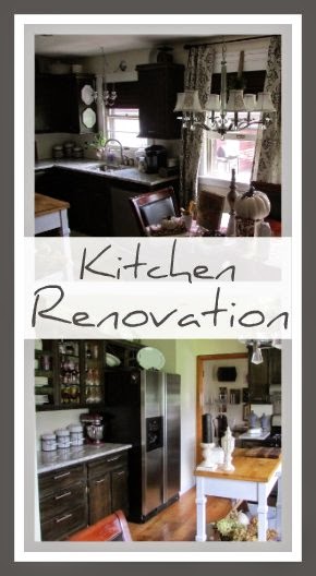Kitchen renovation - before and after photos