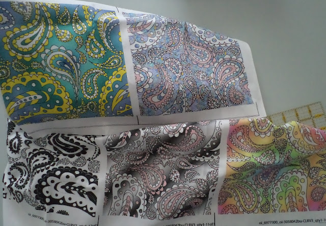 Paisley Spoonflower fabric designs by eSheep Designs