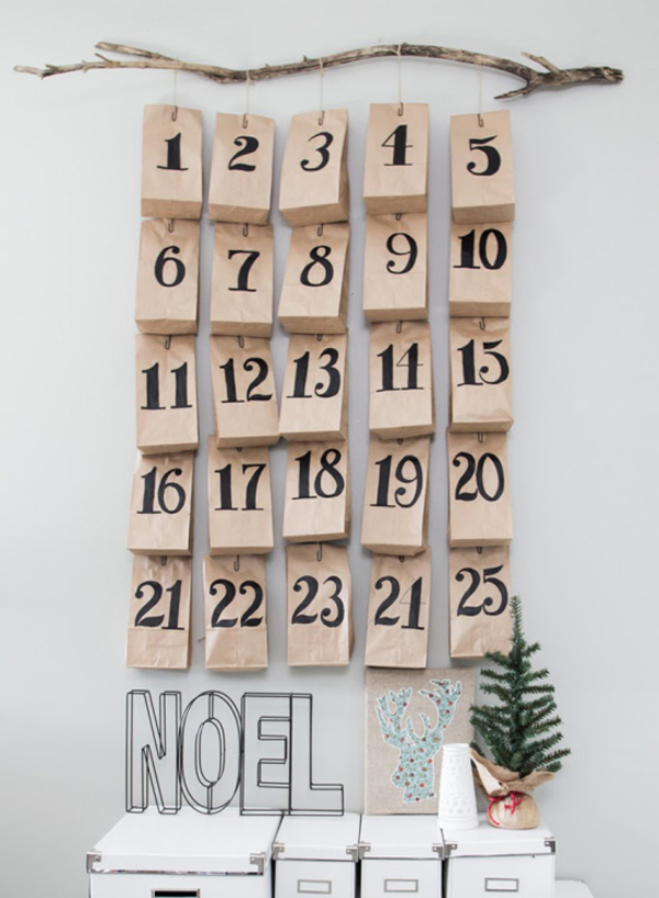10 calendarios de adviento diy
