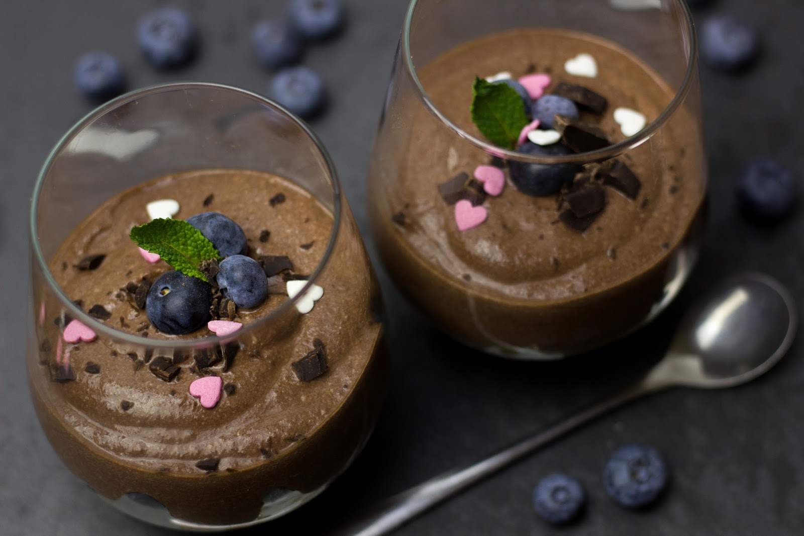Valentine&amp;#39;s-Menü-Dessert: Schoko-Beeren-Traum