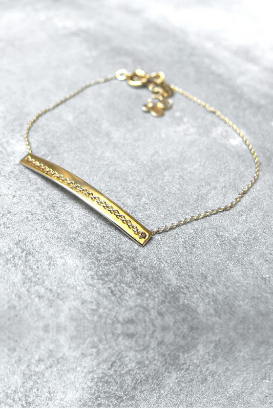 Boutique Trois Petits Points paris : le bracelet Gourmette
