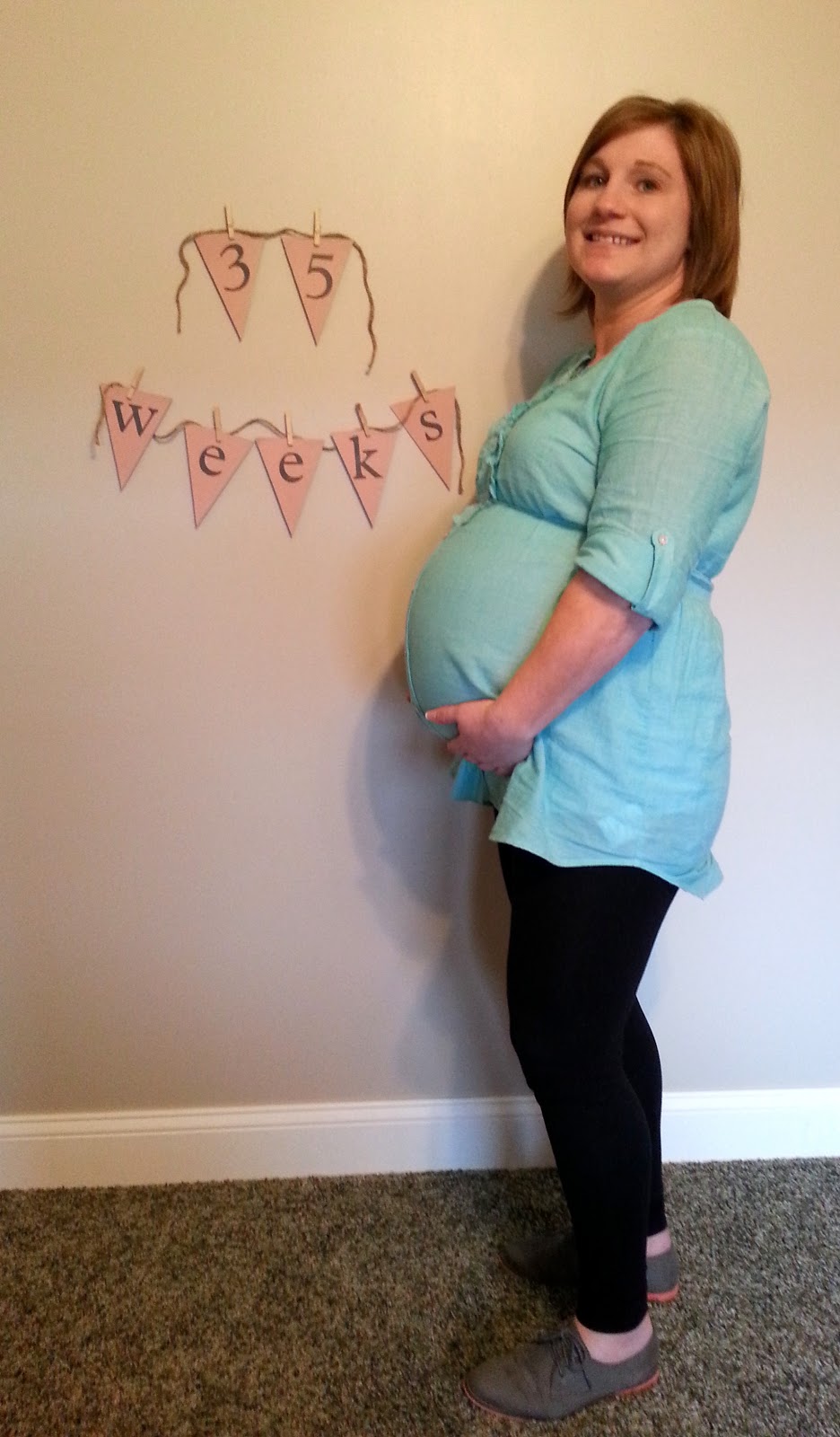 The Ginger{bred} House Baby H 35 weeks