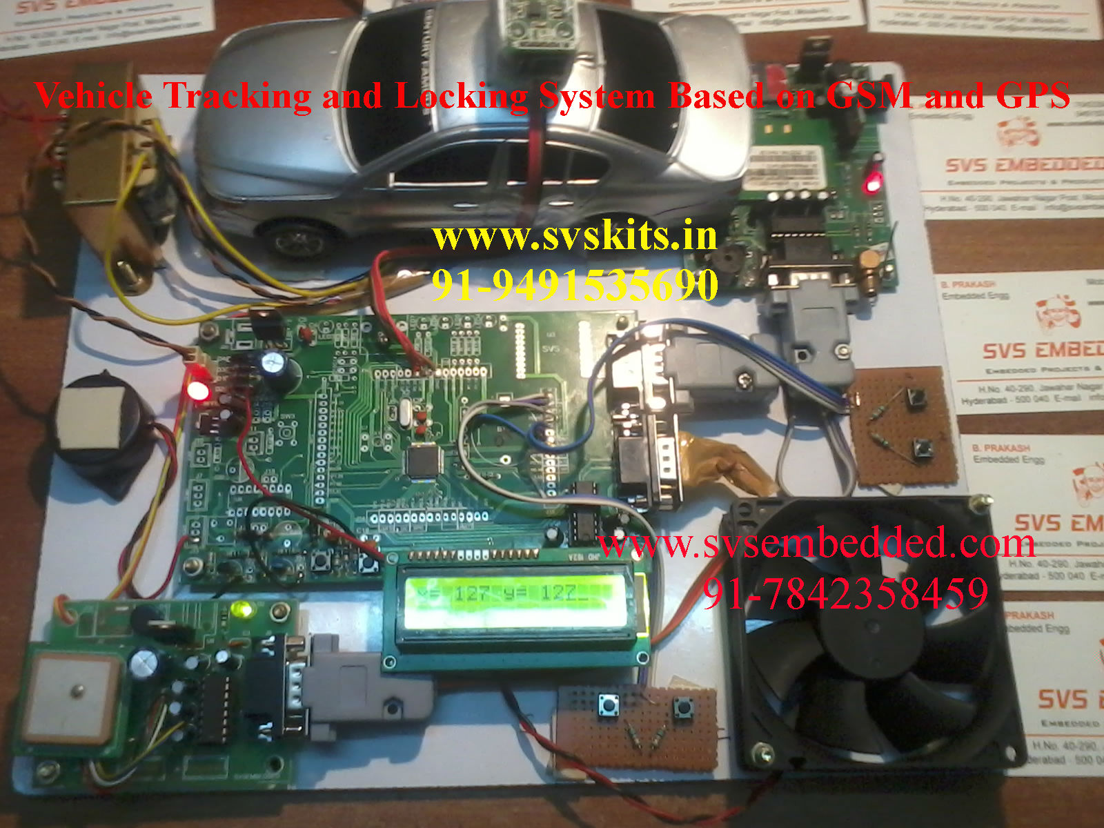 SVSEMBEDDED , 9491535690, 7842358459 Real Time GPS Tracker with