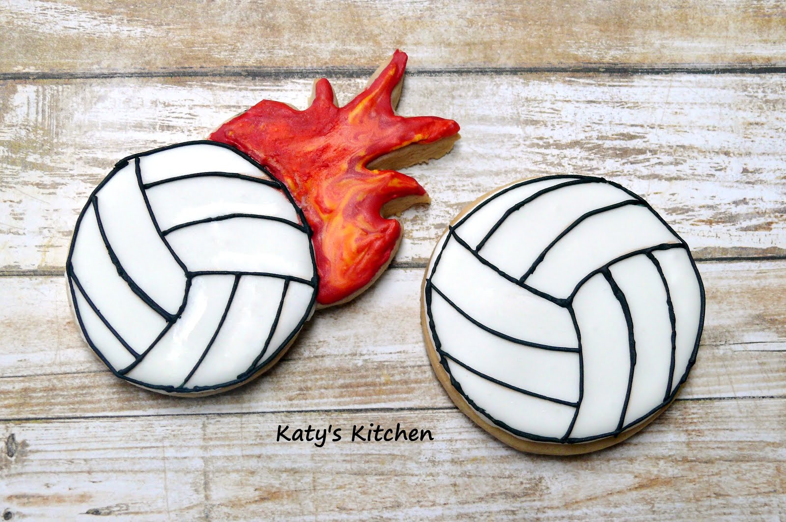 Katy's Kitchen Volleyball Cookies