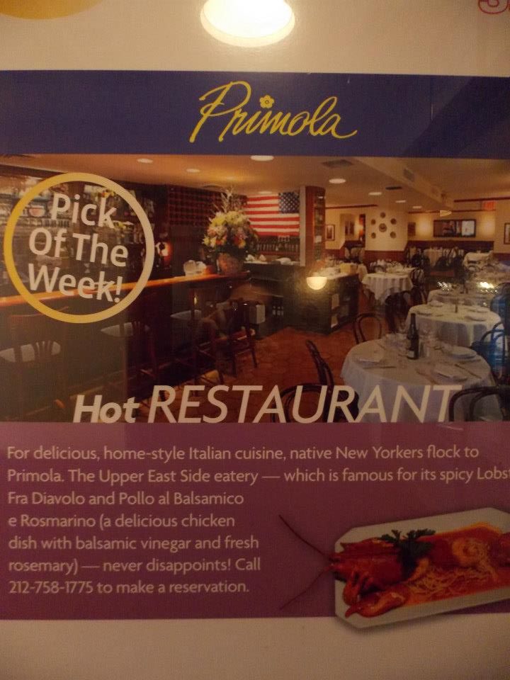 Cocinando y Viajando PRIMOLA El deber ser de la cocina Italiana en